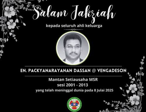 Salam Takziah – Mantan Setiausaha MSR